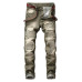 Famous TANGYAXUAN Brand Fashion Designer Jeans Men Straight Dark Blue Color Printed Mens Jeans Ripped Jeans,96% Cotton