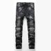 Famous TANGYAXUAN Brand Fashion Designer Jeans Men Straight Dark Blue Color Printed Mens Jeans Ripped Jeans,96% Cotton