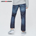 Jack & Jones  NEW Denim slim plaid pencil pants full length jeans men smart punk style fashion jeans |217132558