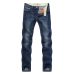 KSTUN Men Jeans Famous Brand 2019 Slim Straight Business Casual Dark Blue Thin Elasticity Cotton Denim Pants Trousers pantalon