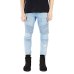 Men Jeans Runway Slim Racer Biker Jeans Fashion Hiphop Skinny Jeans For Men H0292