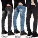 Men Jeans Runway Slim Racer Biker Jeans Fashion Hiphop Skinny Jeans For Men H0292