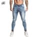 Mens Skinny Jeans 2019 Super Skinny Jeans Men Non Ripped Stretch Denim Pants Elastic Waist Big Size European W36 zm01