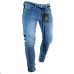 NIBESSER 2019 Skinny Jeans Men Sexy Ripped Hole Stretch Denim Trousers Male Autumn Straight Streetwear Pencil Jeans Plus Size