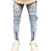 NIBESSER 2019 Skinny Jeans Men Sexy Ripped Hole Stretch Denim Trousers Male Autumn Straight Streetwear Pencil Jeans Plus Size