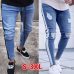 NIBESSER 2019 Skinny Jeans Men Sexy Ripped Hole Stretch Denim Trousers Male Autumn Straight Streetwear Pencil Jeans Plus Size