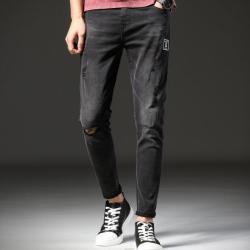 Popular 2018 Spring New Arrival Straight Direct Men Jeans Causal Ankle Length