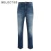 SELECTED Loose leisure washed chopped jean pants C|418232517