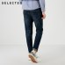 SELECTED Men Jeans Lycra Slight Stretch Vintage Slim Autumn & Winter Fit Denim Pants Streetwear Moustache Effect S|418332532