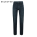 SELECTED Men Jeans Lycra Slight Stretch Vintage Slim Autumn & Winter Fit Denim Pants Streetwear Moustache Effect S|418332532