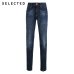 SELECTED Men's Autumn & Winter Lycra Stretch Fading Slim Fit Jeans D|418332531