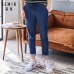 SEMIR Pull-on Jeans for Men in Regular Fit Men's Breathable Denim Sweatpants with Elastic Drawstring Waist Male Fashion Trousers