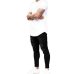 SHUJIN 2018 Men's Harem Jeans Washed Feet Shinny Denim Black Pant Hip Hop Sportswear Elastic Waist Joggers Pants Plus Size 3XL