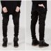 Streetwear Mens Ripped Biker Jeans homme Men's fashion Motorcycle Slim Fit Black White Blue Moto Denim Pants Joggers Skinny Men