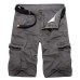 2019 Mens Military Cargo Shorts Summer army green Cotton Shorts men Loose Multi-Pocket Shorts Homme Casual Bermuda Trousers 40