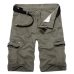 2019 Mens Military Cargo Shorts Summer army green Cotton Shorts men Loose Multi-Pocket Shorts Homme Casual Bermuda Trousers 40