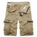 2019 Mens Military Cargo Shorts Summer army green Cotton Shorts men Loose Multi-Pocket Shorts Homme Casual Bermuda Trousers 40