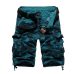 2019 New Camouflage Loose Cargo Shorts Men Cool Summer Military Camo Short Pants Hot Sale Homme Cargo Shorts No belt