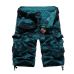 2019 New Camouflage Loose Cargo Shorts Men Cool Summer Military Camo Short Pants Hot Sale Homme Cargo Shorts No belt