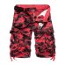 2019 New Camouflage Loose Cargo Shorts Men Cool Summer Military Camo Short Pants Hot Sale Homme Cargo Shorts No belt