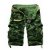 2019 New Camouflage Loose Cargo Shorts Men Cool Summer Military Camo Short Pants Hot Sale Homme Cargo Shorts No belt