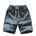 2019 Summer New Cotton Shorts Loose Men's Casual Shorts Black White Drawstring Waist Bermuda Shorts Men Plus Size 4XL 5XL