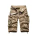 2019 Summner Cotton Mens Cargo Shorts Fashion Camouflage Male Shorts Multi-Pocket Casual Camo Outdoors Tolling Homme Short Pants