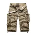 2019 Summner Cotton Mens Cargo Shorts Fashion Camouflage Male Shorts Multi-Pocket Casual Camo Outdoors Tolling Homme Short Pants