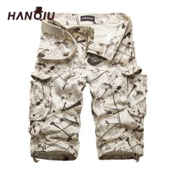 2019 Summner Cotton Mens Cargo Shorts Fashion Camouflage Male Shorts Multi-Pocket Casual Camo Outdoors Tolling Homme Short Pants