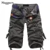 8 Colors Plus Size 29-40 New Brand Summer Camouflage Loose Cargo Shorts Men Camo Summer Short Pants Homme Cargo Shorts NO BELT