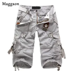 8 Colors Plus Size 29-40 New Brand Summer Camouflage Loose Cargo Shorts Men Camo Summer Short Pants Homme Cargo Shorts NO BELT