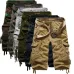 8 Colors Plus Size 29-40 New Brand Summer Camouflage Loose Cargo Shorts Men Camo Summer Short Pants Homme Cargo Shorts NO BELT