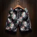 9 Color Men's Casual Beach Floral Shorts 2019 New Summer Fashion Straight Cotton Linen Bermuda Hawaiian Short Pants Male Brand