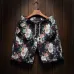 9 Color Men's Casual Beach Floral Shorts 2019 New Summer Fashion Straight Cotton Linen Bermuda Hawaiian Short Pants Male Brand