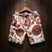 9 Color Men's Casual Beach Floral Shorts 2019 New Summer Fashion Straight Cotton Linen Bermuda Hawaiian Short Pants Male Brand
