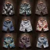 9 Color Men's Casual Beach Floral Shorts 2019 New Summer Fashion Straight Cotton Linen Bermuda Hawaiian Short Pants Male Brand