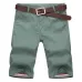 BOLUBAO Brand Men Shorts New Summer Mens Fashion Solid Color Casual Shorts Male Bermuda Shorts( No Belt)