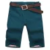 BOLUBAO Brand Men Shorts New Summer Mens Fashion Solid Color Casual Shorts Male Bermuda Shorts( No Belt)