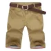 BOLUBAO Brand Men Shorts New Summer Mens Fashion Solid Color Casual Shorts Male Bermuda Shorts( No Belt)