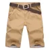 BOLUBAO Brand Men Shorts New Summer Mens Fashion Solid Color Casual Shorts Male Bermuda Shorts( No Belt)