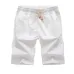 BOLUBAO Men's Shorts New Polyester Shorts For Men Summer Solid Breathable Elastic Waist Casual Male Shorts 7 Colors
