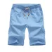 BOLUBAO Men's Shorts New Polyester Shorts For Men Summer Solid Breathable Elastic Waist Casual Male Shorts 7 Colors