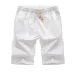 BOLUBAO Men's Shorts New Polyester Shorts For Men Summer Solid Breathable Elastic Waist Casual Male Shorts 7 Colors