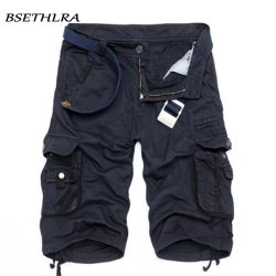 BSETHLRA 2019 New Shorts Men Summer Hot Sale Work Short Pants Camouflage Military Brand Clothing Fashion Mens Cargo Shorts 29-40