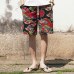 Beach Shorts Men Summer Hawaii Men linen Shorts Loose Straight Comfortable Drawstring Casual Hip Hop Homme Mens Shorts M-5XL