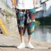 Beach Shorts Men Summer Hawaii Men linen Shorts Loose Straight Comfortable Drawstring Casual Hip Hop Homme Mens Shorts M-5XL