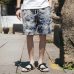 Beach Shorts Men Summer Hawaii Men linen Shorts Loose Straight Comfortable Drawstring Casual Hip Hop Homme Mens Shorts M-5XL