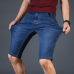 Big Size 40 42 44 46 2019 Summer New Men Business Denim Shorts Fashion Casual Stretch Slim Blue Short Jeans Male