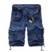 Camouflage Cargo Shorts Men 2019 New Mens Casual Shorts Male Loose Work Shorts Man Military Short Pants Plus Size 29-44 No Belt