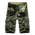 Camouflage Cargo Shorts Men 2019 New Mens Casual Shorts Male Loose Work Shorts Man Military Short Pants Plus Size 29-44 No Belt